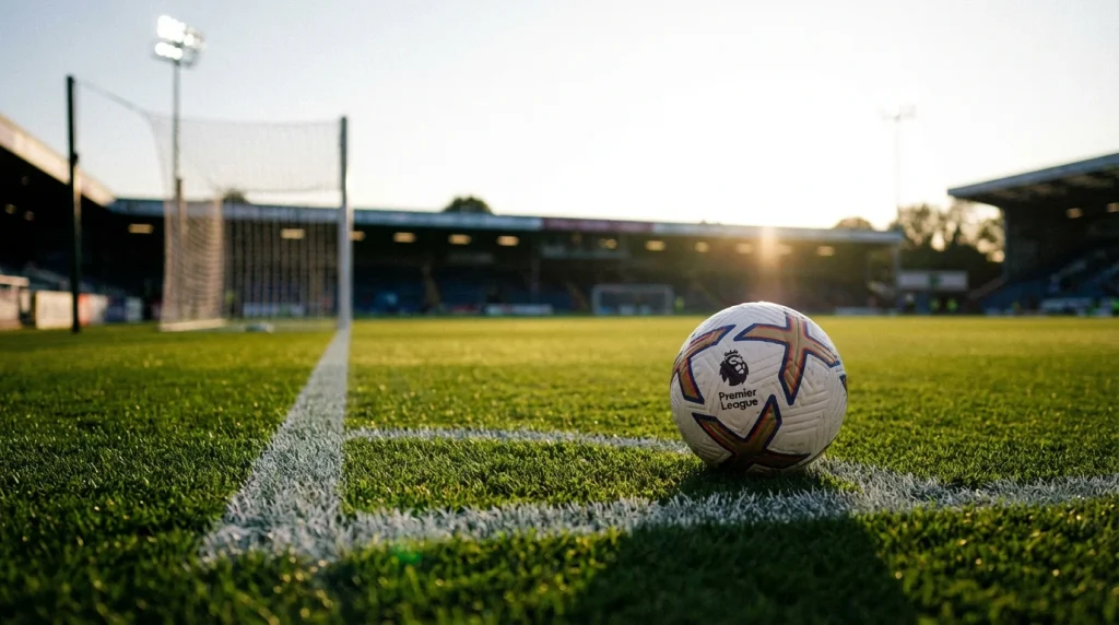 Football pitch with Asian handicap betting lines overlaid showing goal margins and odds