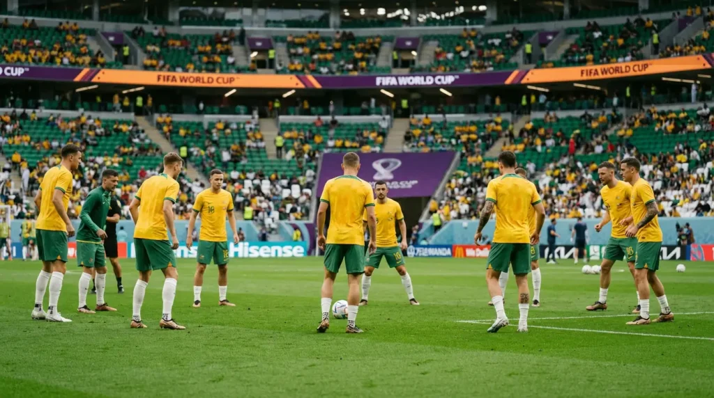 Socceroos squad preparing for the 2026 FIFA World Cup in North America