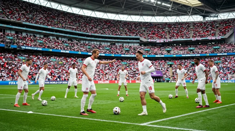 England national football team data profile for the 2026 FIFA World Cup