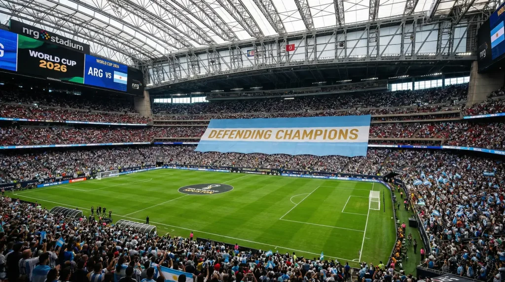 World Cup 2026 Group J analysis featuring Argentina as defending champions with qualification odds data