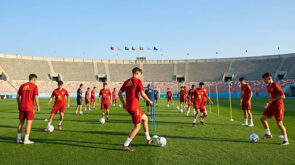 Spain national football team young squad data analysis for 2026 FIFA World Cup